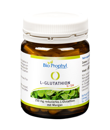 BioProphyl L-Glutathion G-SH 60 vegetarische capsules van 250 mg L-glutathion verminderd
