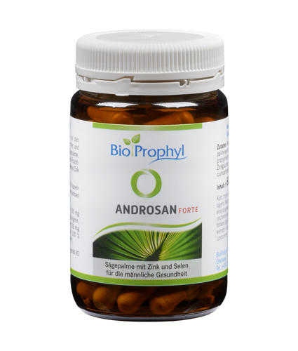 BioProphyl Androsan Forte 60 plantaardige capsules met zaagpalm, ginseng, L-arginine en maca