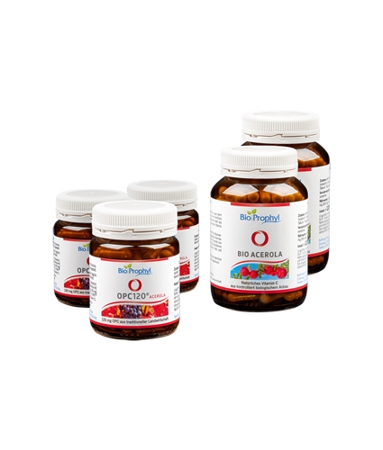 BioProphyl Antioxidant-en Krachtpakket 3 x OPC120 + 2 x BIO Acerola DE-ÖKO-013