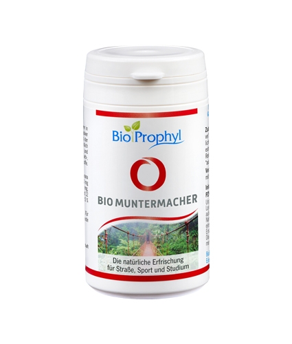 BioProphyl BIO Pick-Me-Up 50 capsules met guarana, maca en acerola uit gecontroleerde biologische landbouw, DE-ÖKO-013