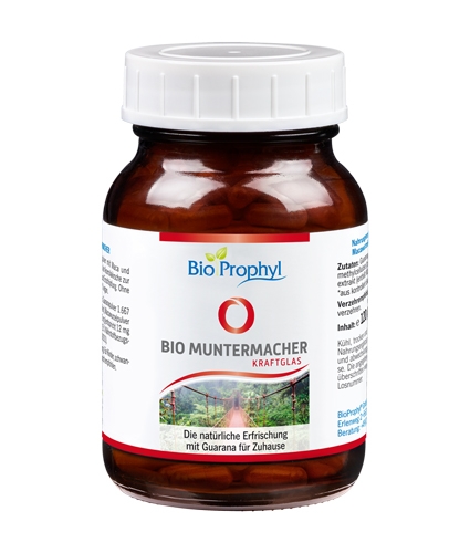 BioProphyl BIO Pick-Me-Up Powerbox 120 capsules met guarana, maca en acerola uit gecontroleerde biologische landbouw, DE-ÖKO-013