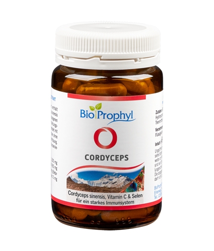 BioProphyl Cordyceps  60 vegetarische capsules van 500 mg cordyceps-extract met 30% polysacchariden