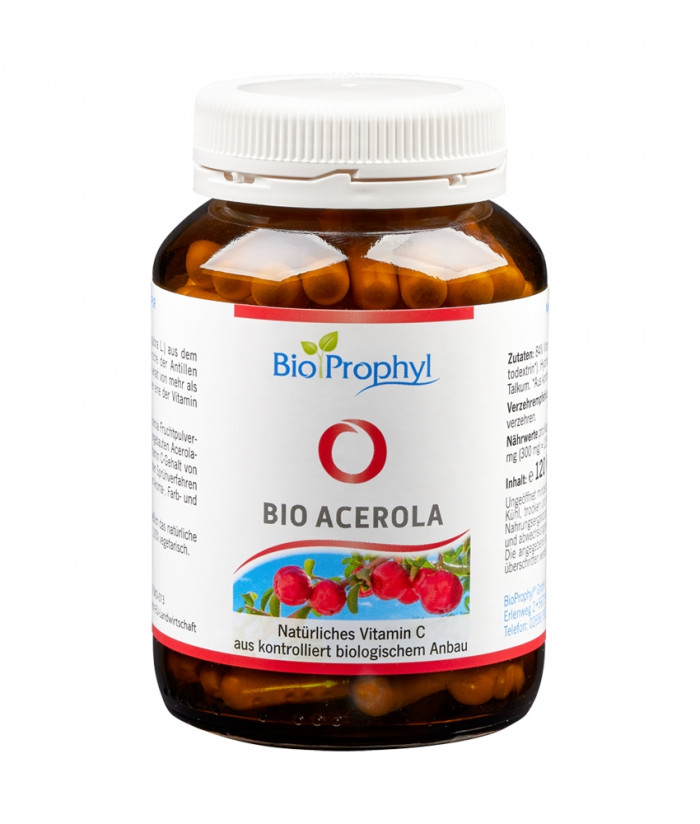 Zuivere Bio Acerola C | 100 mg natuurlijke vitamine C uit