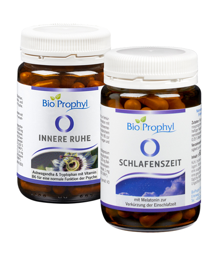 BioProphyl Anti-Stress Pakket 1 x Innerlijke Rust + 1 x Schlafenszeit