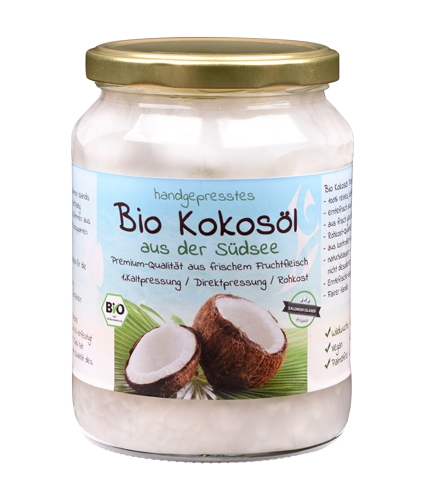 BioProphyl Kokosolie BIO 650 ml kokosolie uit gecontroleerde biologische teelt, DE-ÖKO-013