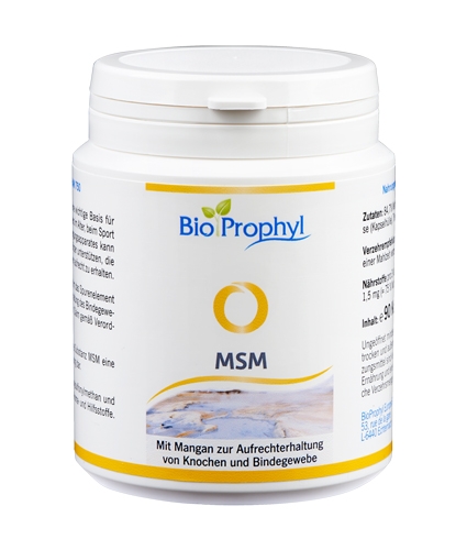 BioProphyl MSM Mobiel 90 vegetarische capsules van 750 mg per methylsulfonylmethaan