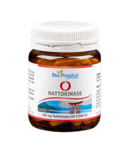 BioProphyl Nattokinase 60 vegetarische capsules met 100 mg nattokinase (2.000 FU)
